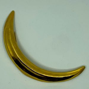 Robert Lee Morris Gold Leaf Brooch